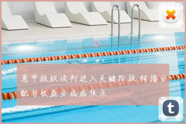 意甲版权谈判进入关键阶段 转播分配与收益分成成焦点